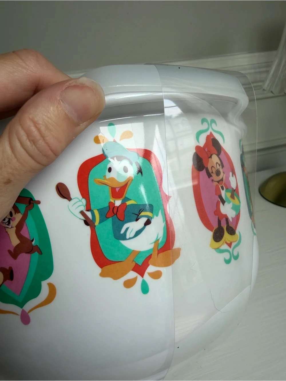 Disney Parks Mickey Mouse and Friends Bowl with Lid New With Tag Mousewares